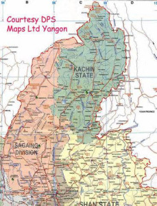 Map of Kachin State